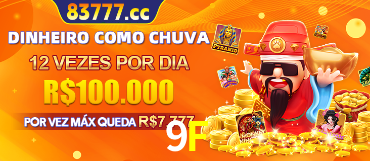 Banner do programa de recompensas Recomende para amigos do 9F, detalhando os bônus por convidar amigos, com prêmios que chegam a R$288.888.